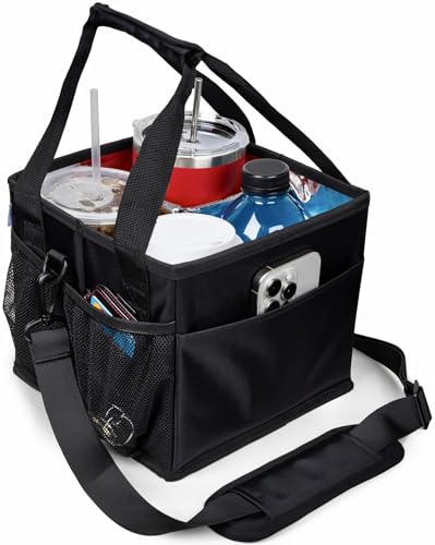 Savvy Lyfe Reusable Drink Carrier with Handle –...