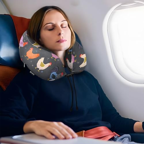 Almohada de viaje de espuma viscoelástica ajustable miniatura 6