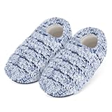 SUZZIPAD Warming Slippers and Heated Shoes for Bed, Microwave Heated Slipper for Women & Man, Feet Warmers for Cold Day, L