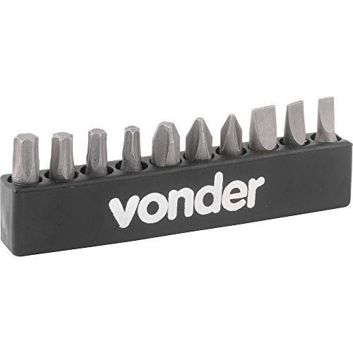 Jogo De Chave Estrela Múltipla E Bits, Com Catraca, Cromo Vanádio Vonder 8 Mm A 19 Mm