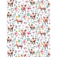 Schweinedecke 'I Just Really Like Pigs' – Weich, Warm, 127x152 Cm | Geschenk Für Schweineliebhaber & Jugendliche