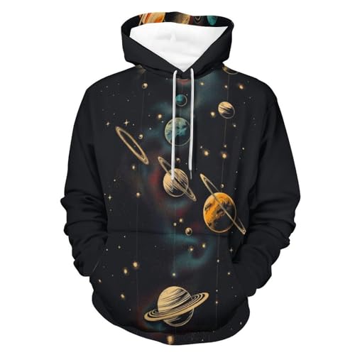 Sweatshirt Planète Espace le pullover doux pour ne plus avoir froid en taille S unisexe