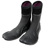 FELLOW サーフブーツ 5mm 保温 裏起毛 メンズ レディース サーフィン ブーツ 冬 日本規格 SUP セミドライ ウェットスーツ British Black 20cm