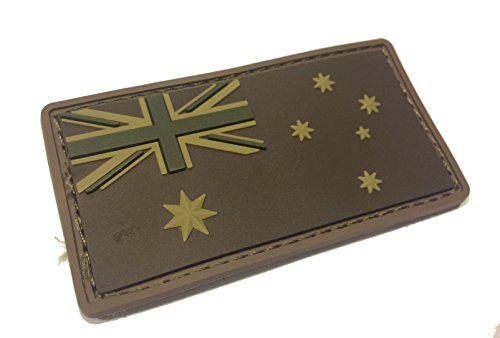 The Australian Flag Multicam 3 X 1.5 Inch Tactical Us USA PVC Flag Uniform Patch