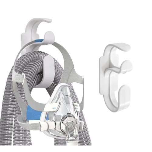 iguTrail 2 Stück CPAP Schlauchhalter, CPAP Stand System für Atemschutzgerät, Bieten stabile und Tangle Free CPAP Maske Pipeline-System, damit Sie besser schlafen für Schlafapnoe Zubehör