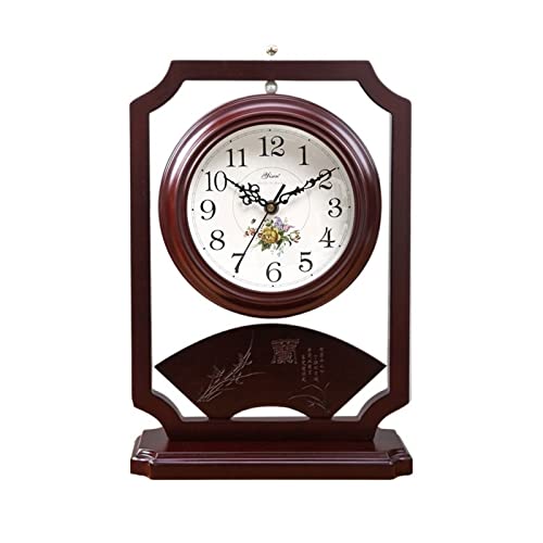 Reloj de sobremesa de madera con diseño vintage de alta gama 2