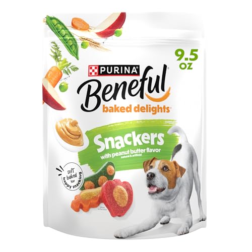 Purina Beneful Produced in USA Facilities Dog Training Treat For Dogs, Baked Delights Snackers