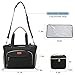 LOVEVOOK Breast Pump Bag, Diaper Bag Tote 3Pcs Set, Work Bag for Breastfeeding Mom with 15