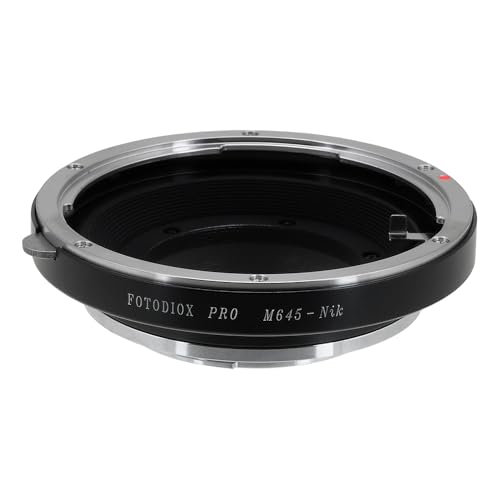 Fotodiox Pro Lens Mount Adapter Compatible Mamiya 645 MF Lenses to Nikon F-Mount Cameras