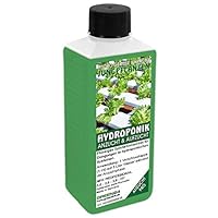 Hydro-Anzucht Nährlösung NPK Voll-Dünger für Kräuter & Gemüse Jungpflanzen in Hydrokultur und Hydroponik Systemen, Home Gardening Dünger 250ml Nährstoffe als Konzentrat (Jungpflanzen Anzucht)