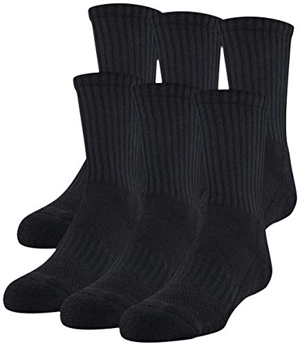 Image of Under Armour Unisex Adult Training Cotton Crew Socks (Multipairs)
