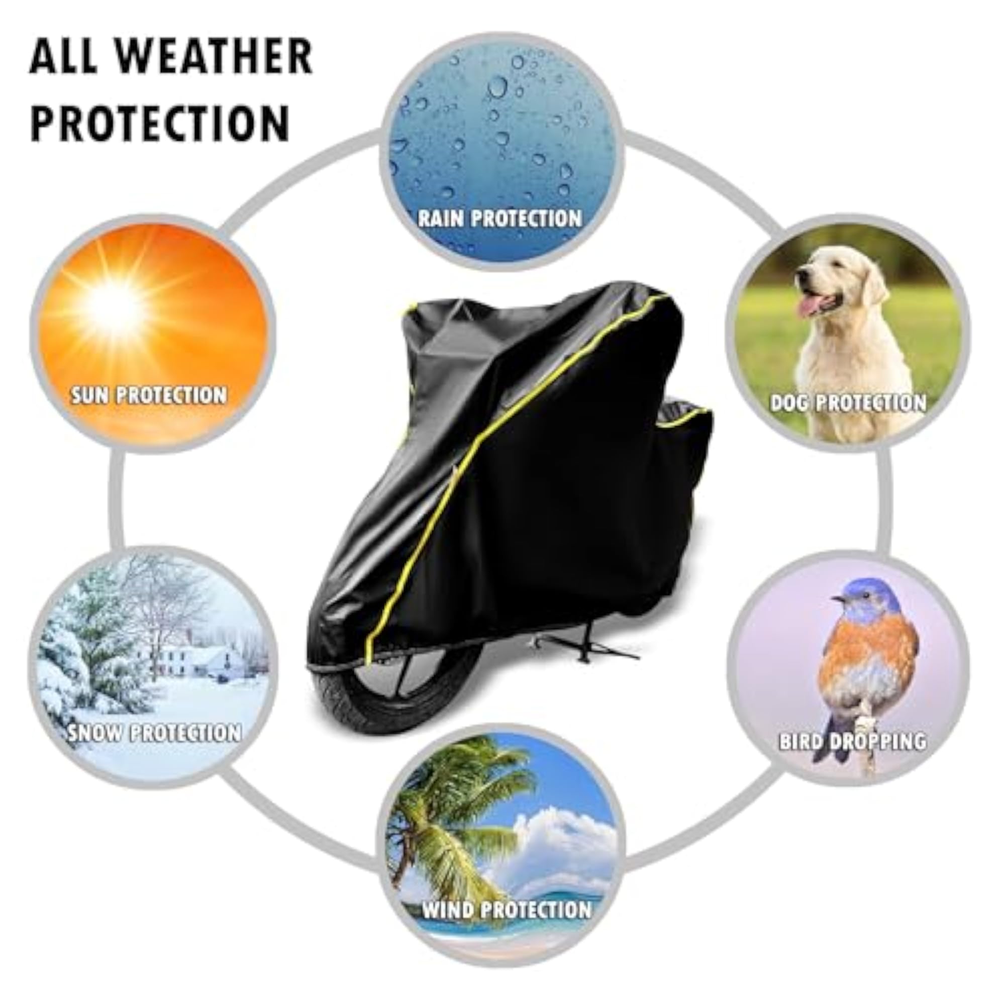 Waterproof Bike Cover for Kawasaki Z650