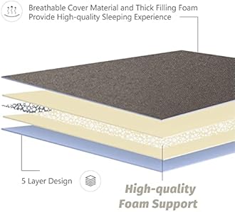 MAXYOYO Japanese Floor Mattress Futon Mattress, Thicken Tatami Mat Sleeping Pad Foldable Roll Up Mat for Boys Girls Dormitory Kids Floor Bed, Charcoal Grey, Twin