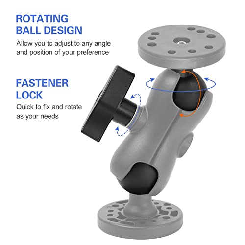 Image of Square /Round Fish Finder Universal Mounting Plate, Fish Finder Mount, Universal Kayak Mounting Plate, Fish Finder Accessories