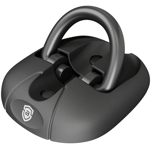 advanSecure® Wandanker Bodenanker | für E-Bike, Motorrad und teure Fahrräder | für sicheres Anschließen zuhause | mit Abschraub-Sicherung | aus massivem Spezialstahl | komplettes Zubehör