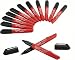 Milwaukee Inkzall Point Markers, Fine, Black (12 Pack, Black)