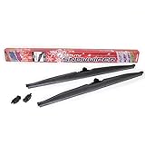 ベロフ (BELLOF) ワイパー ブレード 雪用 MINI F60専用 運転席側550ｍｍ 助手席側525ｍｍ 1台分 超撥水 アイビューティー スノーワイパー SFW306