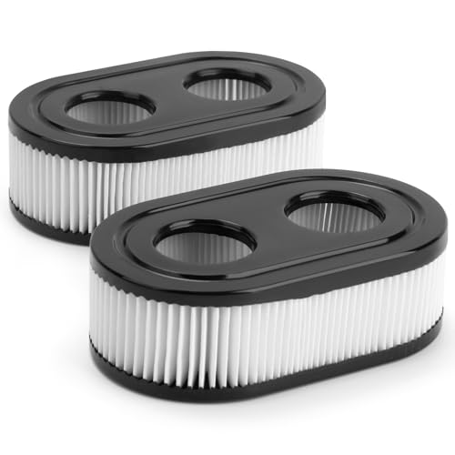 YCAIGKG 593260 Air Filter Replaces 798452 334404, 2Pcs Professional Lawn Mower Replacement Air Filters for 550E 09P702 500EX 550EX 625 575EX 09P00 5432 5432K 4247 Series Engine
