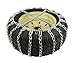 The ROP Shop 2 Link TIRE Chains & TENSIONERS 16x6.5x8 for Garden Tractors Riders Snowblower
