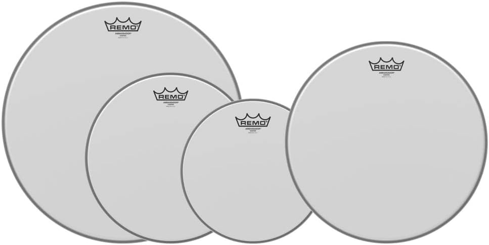 Remo drumhead Pro Pack Ambassador Coated 10 inch, 12 inch, 16 inch + free 14 inch PP-2330-BA-GW