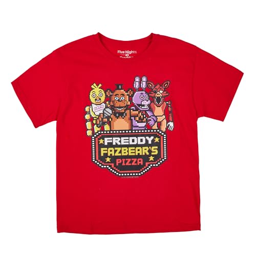 Bioworld Youth Boys Five Nights at Freddy's T-Shirt 3pk3