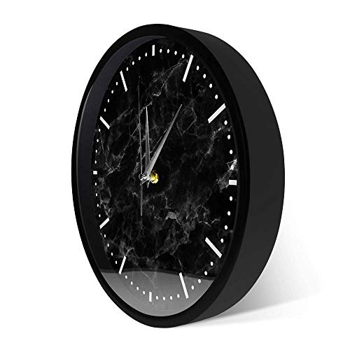 Reloj de Pared Digital Negro con Luz LED y Control de Voz miniatura 3