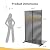Trygoal Outdoor Privacy Screen 72" H×47" W HDPE Freestanding Decorative Privacy Panel Fence with Stand 6 Panel, Air Conditioner Fence Panels, Privacy Screen for Patio Backyard,Balcony, Pool