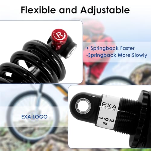 Amortisseur arrière VTT hydraulique à ressort réglable - 3