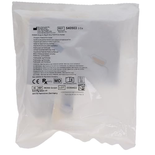 dentsply 540503 snap-a-ray xtra film and phosphor plate holder pack of 3