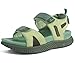 COFACE Womens Orthopedic Walking Sandals with Arch Support 2026 Comfortable Ourdoor Hiking Sport Sandals for Women Size 11 Plantar Fasciitis Relief Green