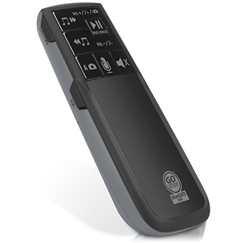 GOgroove Bluetooth Multimedia Remote Control - Wireless Camera Shutter , Audio Playback Controls and Voice Activated Commands - Compatible with Apple , Samsung , LG and More Smartphones