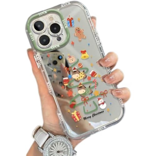 Jetyon iPhone 16�p �P�[�X �N���X�}�X�� �ԕ��f�U�C�� ���t���X�}�z�P�[�X �����ϕ�C�ɕ֗� �h?�@�\�ŃX�}�z��ی�