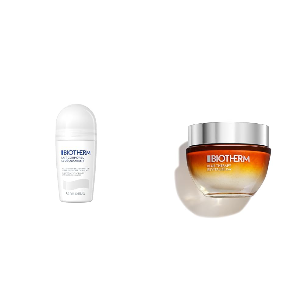 Lait Corporel Deo Roll-On 75ml + Blue Therapy Revitalize DayCr P50ml