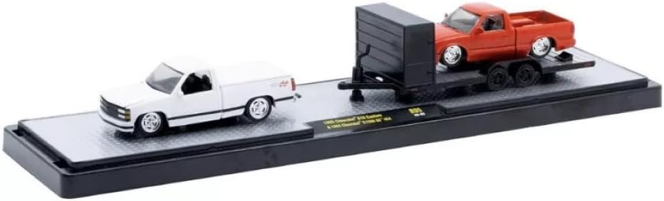Diecast M2 Machines 1995 Chevy S10 Custom & 1993 Chevy C1500 SS454 Hauler R95