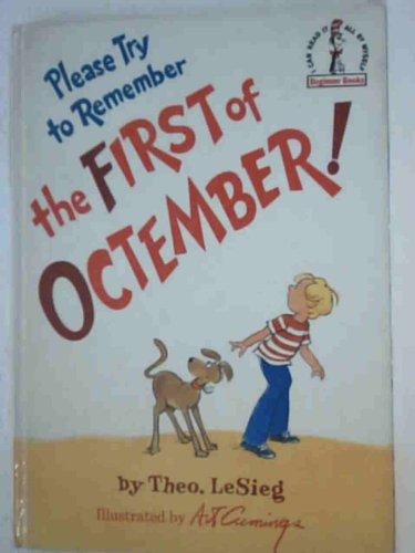 Please Try to Remember the First of Octember (B... 0001711695 Book Cover