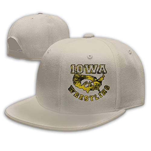 Unisex Iowa USA Wrestling Fashion Trucker Hat Baseball Cap Cotton Adjustable Cap Dad Hat
