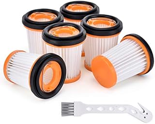 Artraise Replacement Filter for Shark ION 6 Pack W1 Fabric Vacuum Filter for Shark ION WV200UK WV251UK WV201 WV205 WV220 Cordless Handheld Vacuum Filter, Replacement Part #XHFWV200