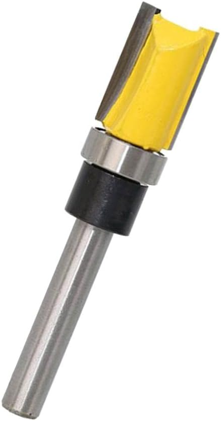 1/4'' Shank Top Bearing Flush Trim Router Bit Woodworking Cutter 15.9x20mm|1 Piece Flush Trim Cutter|Router Bits| Tools |Home & Garden