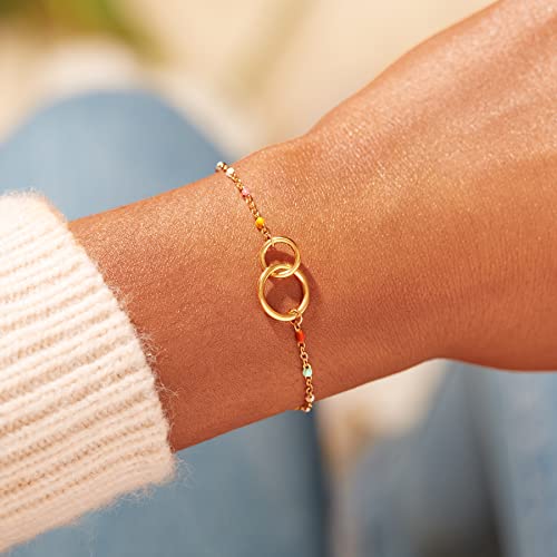 STORYJEWELLERY Mother Daughter Bracelets, Mom Bracelet, Daughter Bracelets from Mom, Gifts for Daughters, Mothers Birthday Gifts2