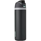 Owala FreeSip Insulated Stainless Steel Water Bottle with Straw for Sports and Travel, BPA-Free, 24oz, Foggy Tide