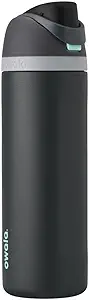 Owala FreeSip Insulated Stainless Steel Water Bottle with Straw for Sports and Travel, BPA-Free, 24oz, Foggy Tide