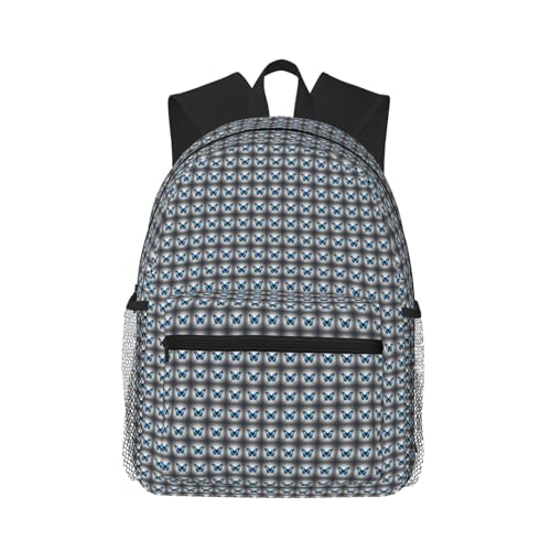 Sac à dos léger pour ordinateur portable bleu style décontracté balades et bureau