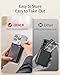 iWALK Stronger Magnetic Wallet, Upgraded for MagSafe Wallet, RFID Blocking, 5 Card Holder with Adjustable Stand, Slim Leather Phone Wallets for iPhone 17/16/15/14/13/12 Series, iPhone Wallets