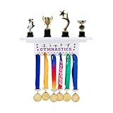 SUPERDANT Présentoir de Trophées et de Médailles en Bois de Gymnastique Porte-Médaille...