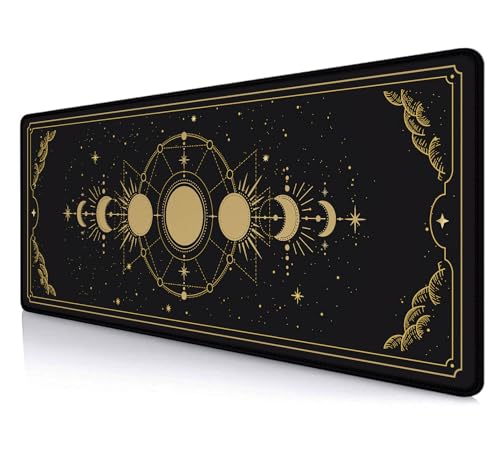 SXCKANG Moon Phases Large Gaming Mouse Pad, Celestial Cycle...