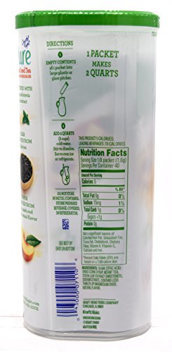 Crystal Light Pure Peach Iced Tea Drink Mix thumb #1