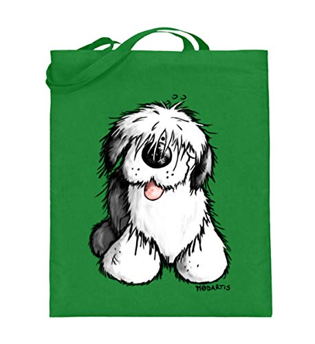 Wuscheliger divertido Bobtail perro – Old English Sheepdog – Regalo – Bolsa...