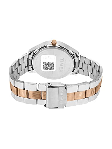 Image of TIMEX Analog Watch for Man with Blue Round Dial & Multicolor Stainless Steel Bracelet Band Water Resistant Men's Wrist Watches - TWTG73SMU03