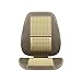 VOSAREA coprisedile per auto conducente cuscino confortevole sedile auto completo copertura lombare cuscino (beige)