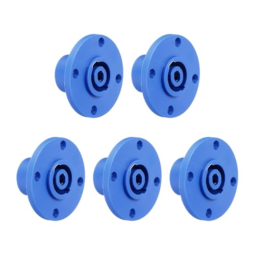 MECCANIXITY 5 pzas Conector XLR Hembra Panel Audio Azul miniatura 1